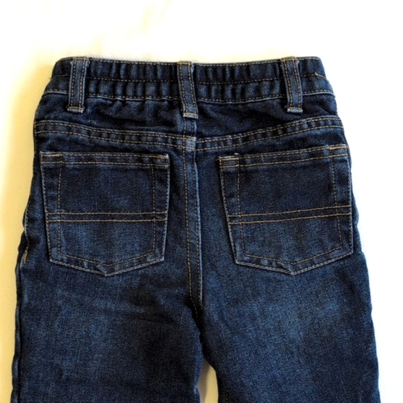 george plaid cotton flannel lined straight leg denim jeans 12-18 months baby boy - Picture 8 of 8